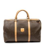 Celine Vintage Pre-owned Belagd canvas resvskor Brown, Dam