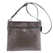 Coach Pre-owned Pre-owned Canvas crossbodyvskor Brown, Unisex