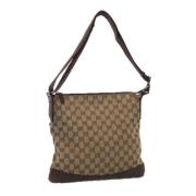 Gucci Vintage Pre-owned Canvas gucci-vskor Beige, Dam