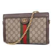 Gucci Vintage Pre-owned Plast gucci-vskor Brown, Dam