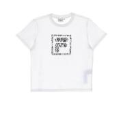 Fila Vit Cropped Tee Kortärmad T-shirt White, Dam