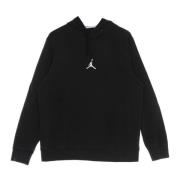 Jordan Lättvikts huvtröja Air Fleece Pullover Svart/Vit Black, Herr