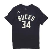 Jordan Giannis Antetokounmpo NBA Statement Tee Black, Herr