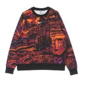 Nike Trend Fleece Crew All Over Print Multicolor, Dam