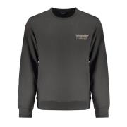 Wrangler Svart Crew Neck Sweatshirt Långärmad Black, Dam