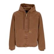 Carhartt Wip Lättvikts huva bomullsjacka Brown, Herr