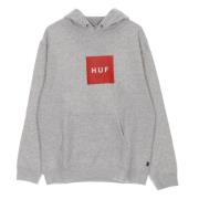 HUF Logo Herr Hoodie Athletic Heather Gray, Herr