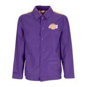 Mitchell & Ness NBA Big Face Coach Jacka Lila Purple, Herr