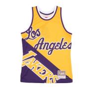 Mitchell & Ness NBA Big Face Tank Top Gul Yellow, Herr