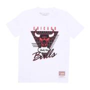 Mitchell & Ness Chicago Bulls NBA Tee Hardwood Classics White, Herr