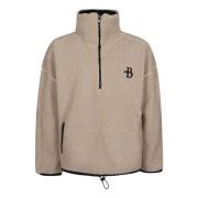 Ballantyne Casual Sweatshirt med Half Neck Design Beige, Herr