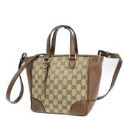 Gucci Vintage Pre-owned Canvas gucci-vskor Beige, Dam