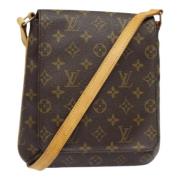 Louis Vuitton Vintage Pre-owned Canvas louis-vuitton-vskor Brown, Dam