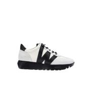 Wonders Beige Svart Vit Sneaker Dam Skor White, Dam