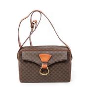 Celine Vintage Pre-owned Belagd canvas celine-vskor Brown, Dam