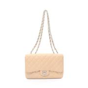 Chanel Vintage Pre-owned Tyg chanel-vskor Beige, Dam