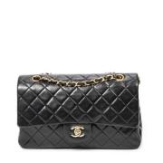 Chanel Vintage Pre-owned Laeder axelremsvskor Black, Dam