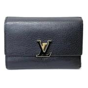 Louis Vuitton Vintage Pre-owned Laeder plnbcker Black, Dam