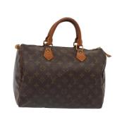 Louis Vuitton Vintage Pre-owned Canvas handvskor Brown, Dam