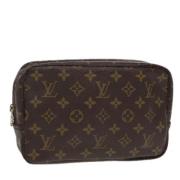 Louis Vuitton Vintage Pre-owned Canvas kuvertvskor Brown, Dam