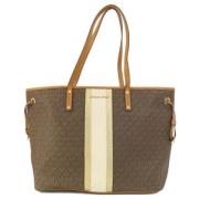 Michael Kors Pre-owned Pre-owned Canvas axelremsvskor Brown, Dam