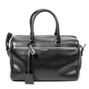 Yves Saint Laurent Vintage Pre-owned Laeder axelremsvskor Black, Dam