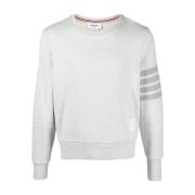 Thom Browne Ljusgrå 4-Bar Sweatshirt Gray, Herr