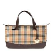 Burberry Vintage Pre-owned Canvas totevskor Beige, Dam