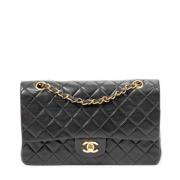 Chanel Vintage Pre-owned Laeder axelremsvskor Black, Dam