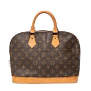 Louis Vuitton Vintage Pre-owned Canvas handvskor Brown, Dam