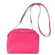 Michael Kors Pre-owned Pre-owned Laeder crossbodyvskor Pink, Dam