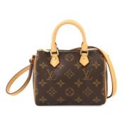 Louis Vuitton Vintage Pre-owned Tyg louis-vuitton-vskor Brown, Dam