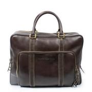 Louis Vuitton Vintage Pre-owned Laeder resvskor Brown, Dam