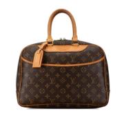 Louis Vuitton Vintage Pre-owned Canvas handvskor Brown, Dam