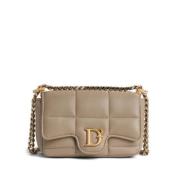 Dsquared2 Statement Crossbody Väska Beige, Dam