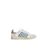 Dsquared2 Vintage Randiga Sneakers för Män White, Herr