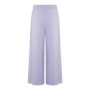 BomBoogie Elegant Straight-Leg Fleecebyxor Purple, Dam