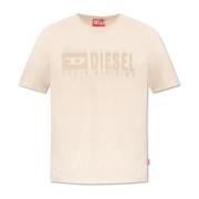 Diesel T-shirt med logotyp T-Adjust-K4 Beige, Herr