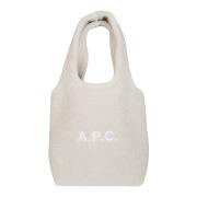 A.p.c. Snygg Ninon Tote Väska Beige, Dam