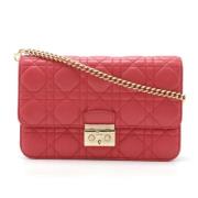 Dior Vintage Pre-owned Laeder dior-vskor Red, Dam