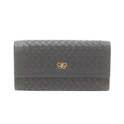 Bottega Veneta Vintage Pre-owned Laeder plnbcker Black, Dam