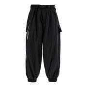 Y-3 Nylon 3-Stripes Joggers Black, Herr