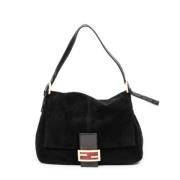 Fendi Vintage Pre-owned Laeder axelremsvskor Black, Dam