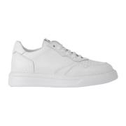 Exton Vita Läder Låga Sneakers White, Herr