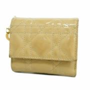 Dior Vintage Pre-owned Laeder plnbcker Beige, Dam