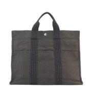 Hermès Vintage Pre-owned Canvas totevskor Gray, Dam