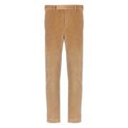 PT Torino Brun Slim-Fit Bomullsbyxor Brown, Herr