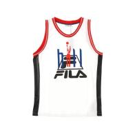 Fila Basketballstil Tanktop Vit/Svart White, Herr