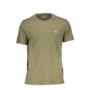 Guess Green Cotton T-Shirt Green, Herr