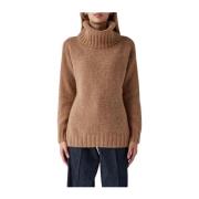 Max Mara Stilren Stickad Topp Brown, Dam